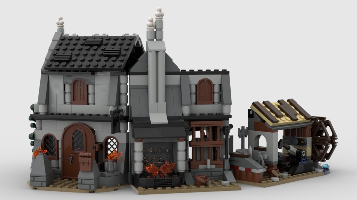 Village Blacksmith Inn from BrickLink Studio [BrickLink]