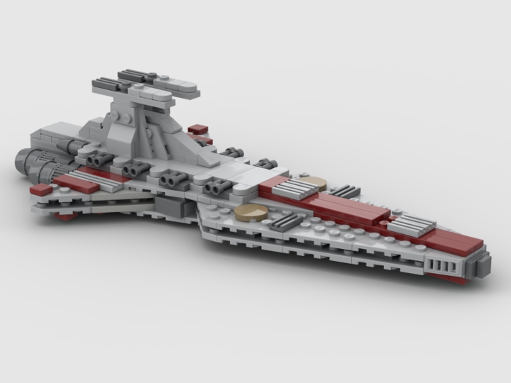 Midi scale Venator class Star Destroyer from BrickLink Studio