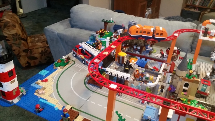 lego roller coaster train cars from BrickLink Studio BrickLink