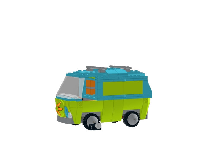 Mystery Machine from BrickLink Studio BrickLink