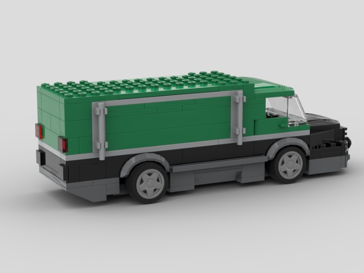 Lego Truck with hidden Gun from BrickLink Studio BrickLink