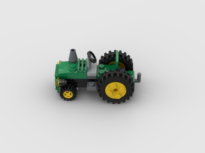 MB trac 1000 from BrickLink Studio  Lego projects, Lego tractor, Cool lego