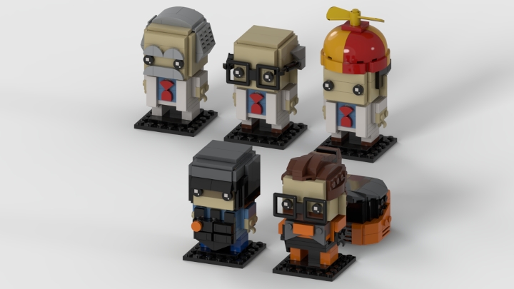 More Science guys i designed from BrickLink Studio [BrickLink]