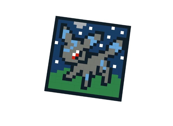 Pokemon Umbreon Pixel Art – BRIK