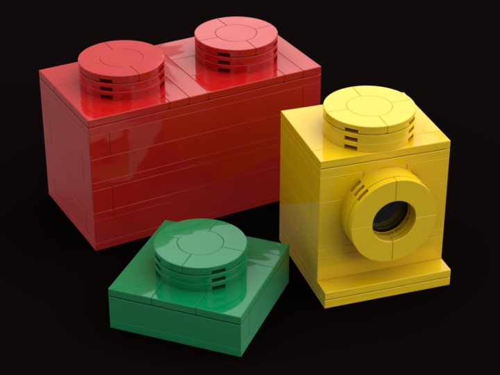 Upscaled LEGO Bricks from BrickLink Studio [BrickLink]