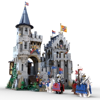 lego castle of lord afol & black knights