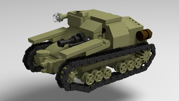 Carro CV3/33 from BrickLink Studio [BrickLink]