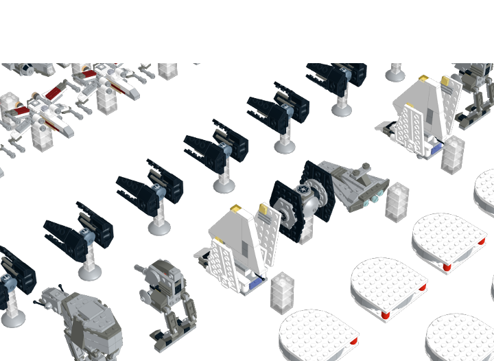 star wars bricks from BrickLink Studio [BrickLink]