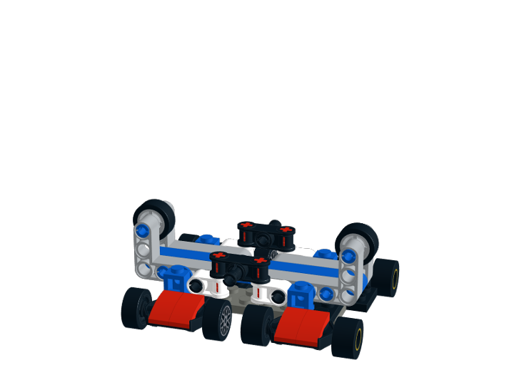 Lego car for GoPro from BrickLink Studio [BrickLink]