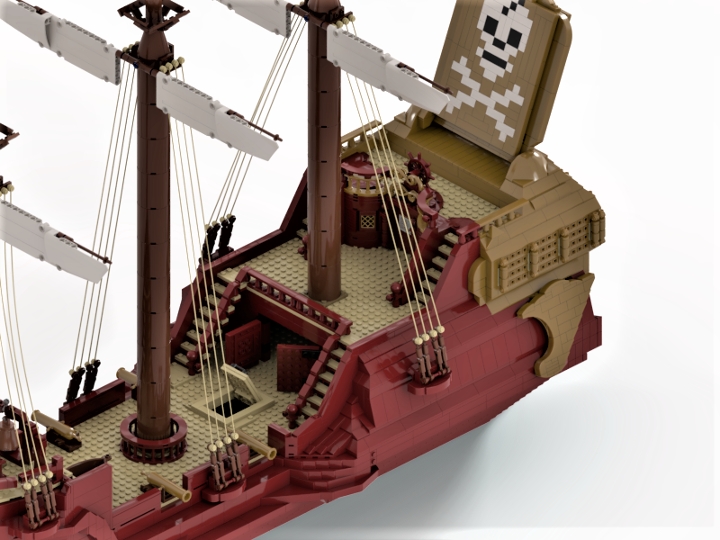 Captain Hook's Jolly Roger from Peter Pan from BrickLink Studio