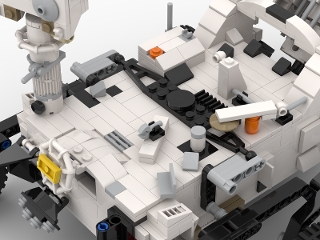 PDF Anleitung Instruction MOC Mars Insight Miniatur aus Lego Steinen 