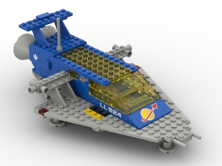 LEGO 924 Space Cruiser from BrickLink Studio [BrickLink]