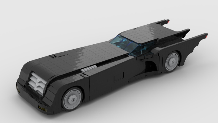 TAS Batmobile - The Animated Series from BrickLink Studio