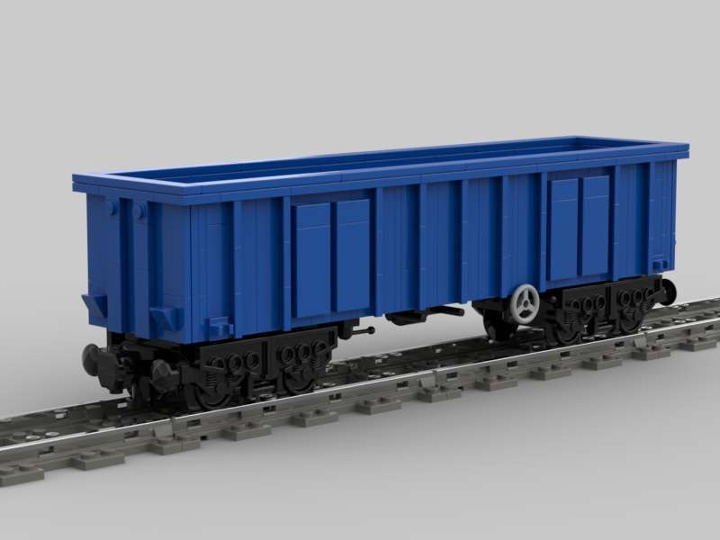 Eaos 408W coal/bulk Wagon from BrickLink Studio [BrickLink]