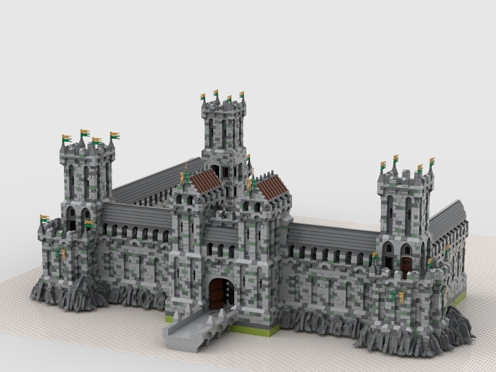 medieval castle gatehouse