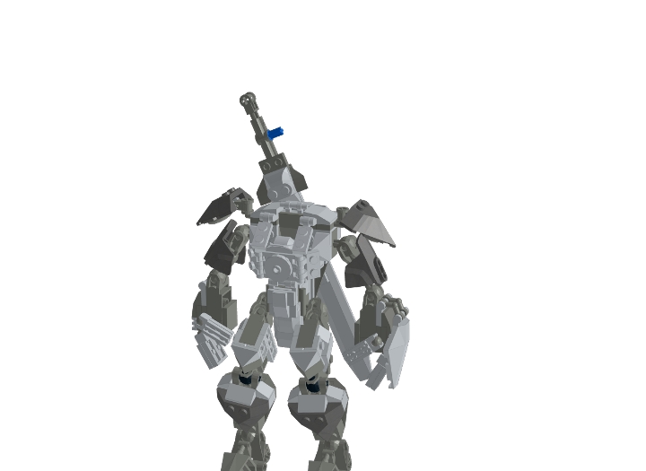 Knight Mech Frame from BrickLink Studio [BrickLink]