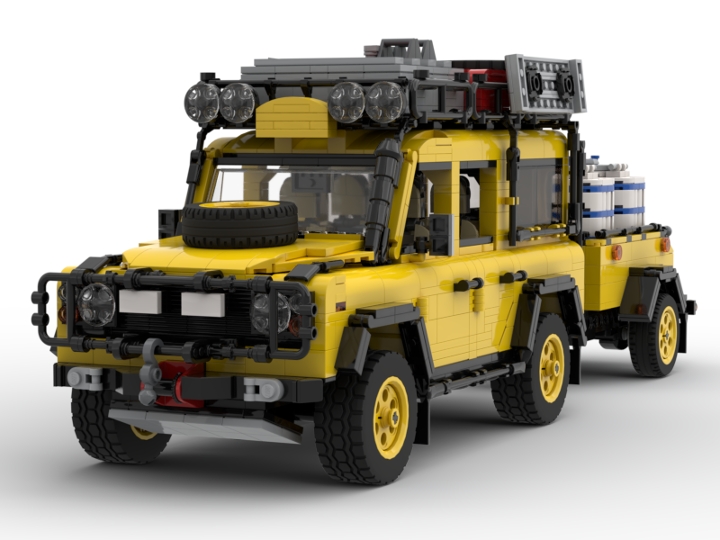 Iconic offroader adventure trophy edition from BrickLink Studio [BrickLink]