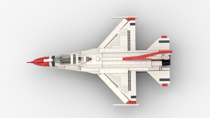 MICRO MACHINES MILITARY Aircraft General Dynamics F-16 Falcon Thunderbirds # 1 