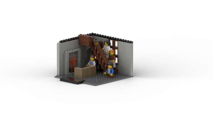 of Rubeus Hagrid from BrickLink Studio