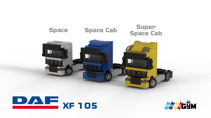 LEGO MOC DAF XF FT Space Cab by LasseD