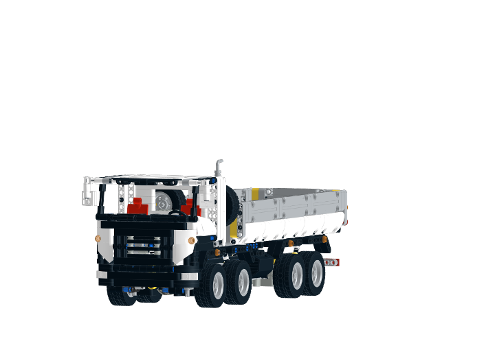 4 axles Cargo Truck1018 from BrickLink Studio [BrickLink]