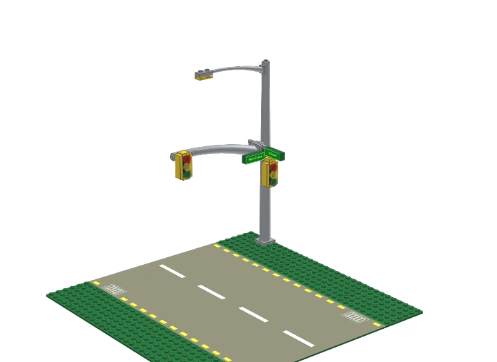 Traffic Signal from BrickLink Studio [BrickLink]