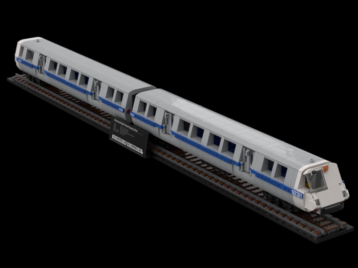 BART Train Set Legacy Fleet from BrickLink Studio [BrickLink]
