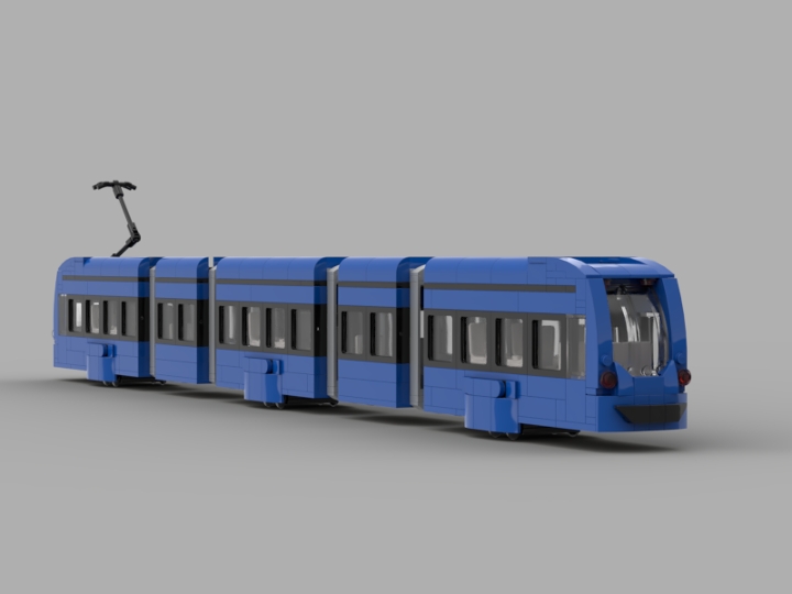 TRAM 様用 Zagreb Tram TMK 2200 from BrickLink Studio [BrickLink]