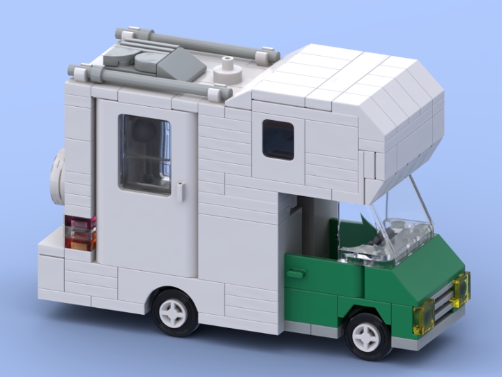 Classic Town scale RV (4-wide) from BrickLink Studio [BrickLink]