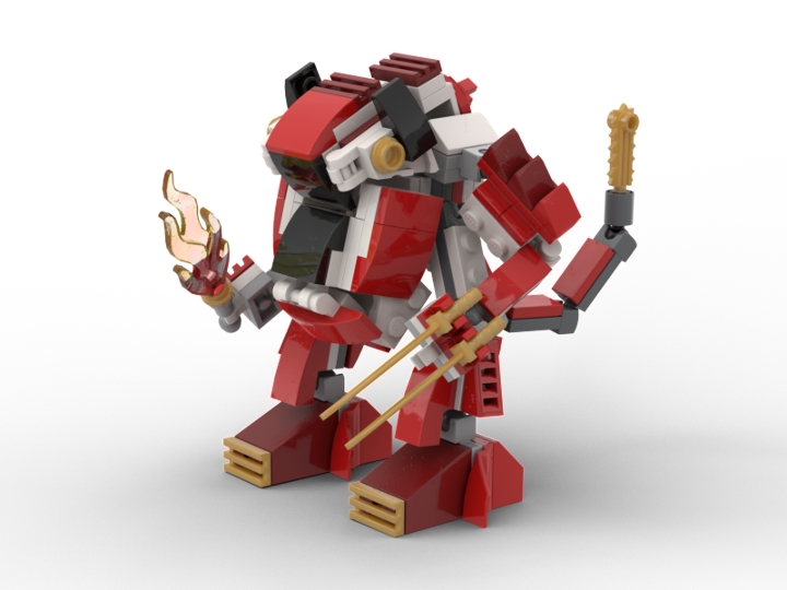 Atlas Charger Mech from BrickLink Studio [BrickLink]