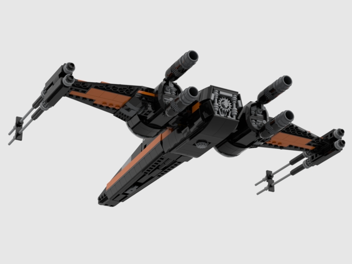 T 70 X Wing Starfighter From Bricklink Studio