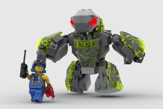 Lego power miners discount rock monster king