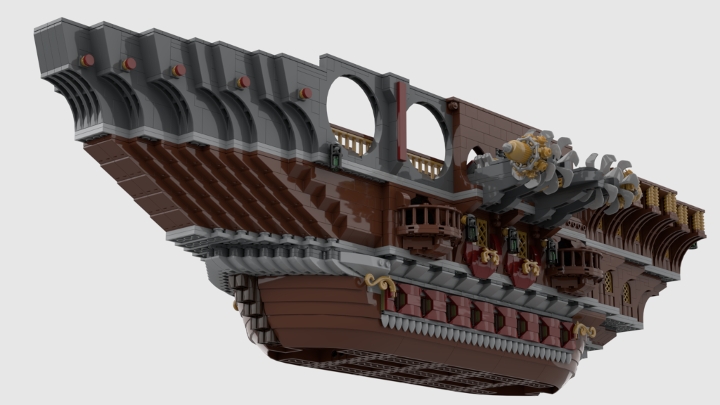 Airship base3 from BrickLink Studio [BrickLink]