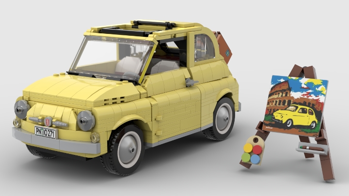 10271 1 Fiat 500 from BrickLink Studio BrickLink