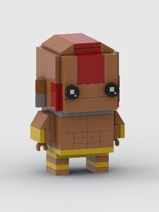 NCC-1701 Microfig Scale from BrickLink Studio [BrickLink]