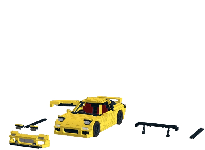 Rx-7 from BrickLink Studio [BrickLink]