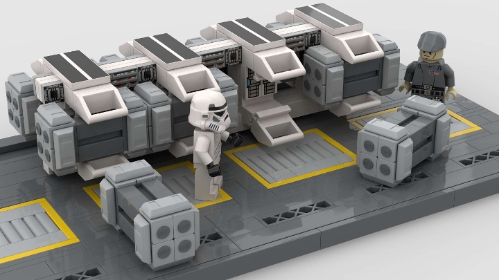 Transportation Rack for Cargo Containers from BrickLink Studio [BrickLink]