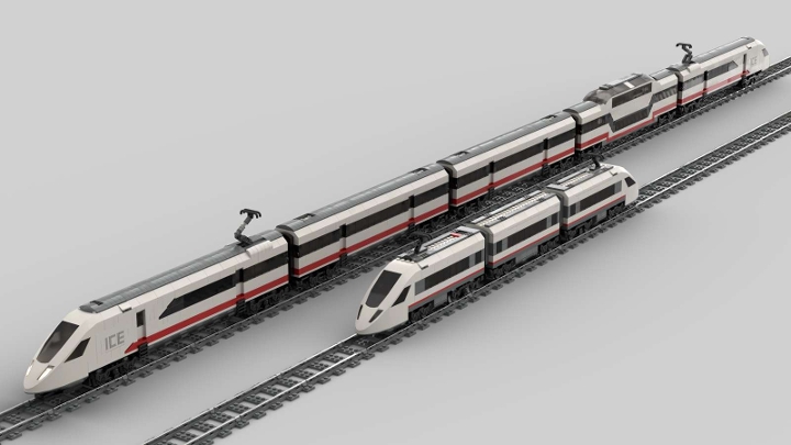 60051 MOD (2014) - City Passenger Train (ICE) from BrickLink