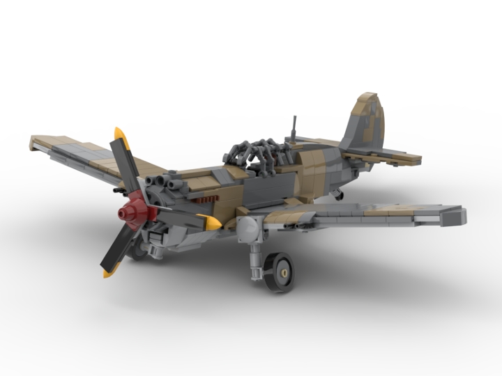 P-40 Warhawk from BrickLink Studio [BrickLink]