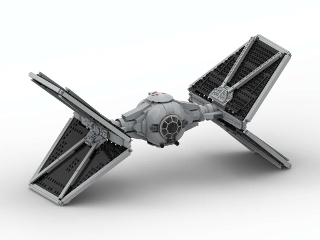 mandalorian tie fighter lego