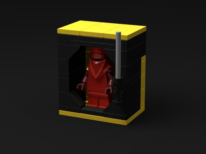 Mini_Fig_Box(yellow) from BrickLink Studio [BrickLink]