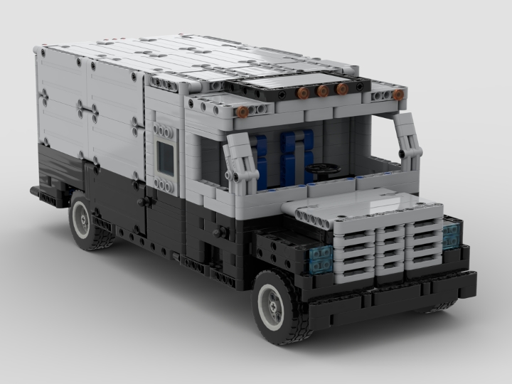armored bank truck