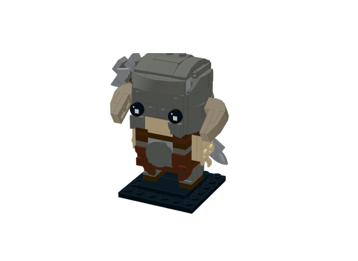 Dragonborn BrickHeadz The Elder Scrolls V: Skyrim from BrickLink Studio