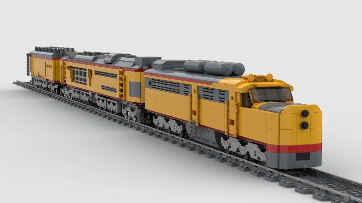 LEGO MOC 1:48 Union Pacific Coal Turbine Electric Locomotive 8080 (Power  Functions) by NonsenseWars