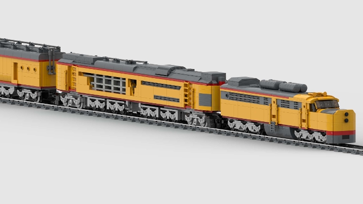 LEGO MOC 1:48 Union Pacific Coal Turbine Electric Locomotive 8080 (Power  Functions) by NonsenseWars