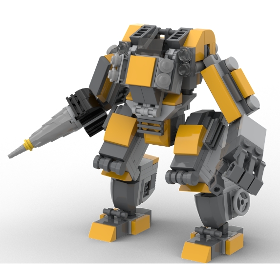 Space Miner CMF Mech from BrickLink Studio [BrickLink]