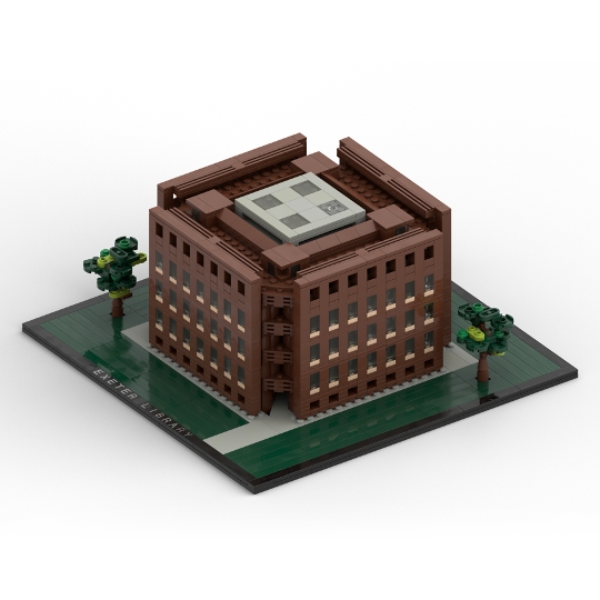 EXETER LYBRARY L.KAHN from BrickLink Studio [BrickLink]