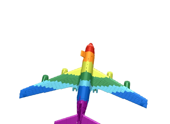 Rainbow cheap airplane toy