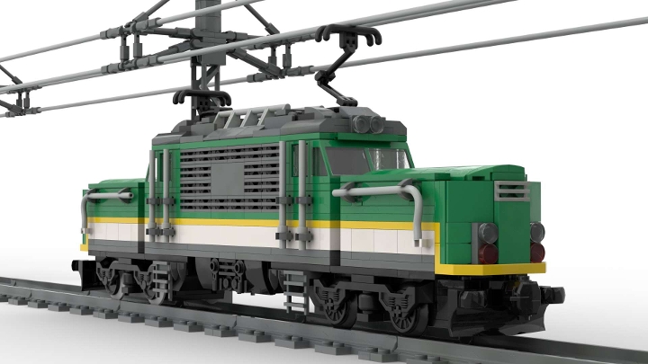 LEGO MOC Lighting upgrade for Lego Cargo Train (60198) by