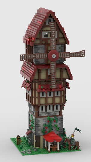 Mill Tower from BrickLink Studio [BrickLink]